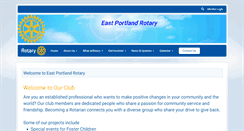 Desktop Screenshot of eastportlandrotary.org